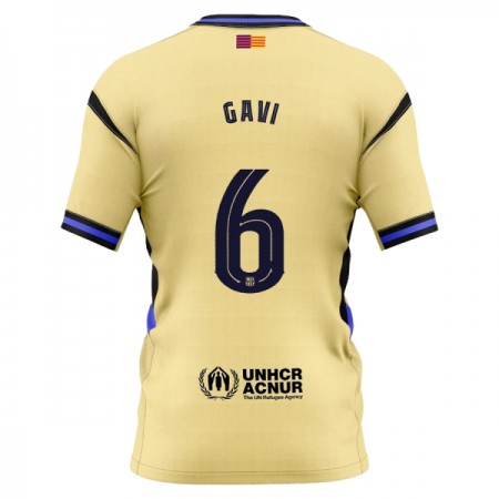 Camisolas FC Barcelona x Kobe Bryant Gavi 6 2º Equipamento Alternativa 2025-26 Manga Curta